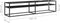 vidaXL - Tv-meubel - 180x40x40,5 - cm - gehard - glas - zwartmarmerkleurig