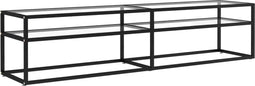 vidaXL - Tv-meubel - 180x40x40,5 - cm - gehard - glas - transparant