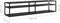 vidaXL - Tv-meubel - 180x40x40,5 - cm - gehard - glas - zwart
