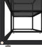 vidaXL - Tv-meubel - 180x40x40,5 - cm - gehard - glas - zwart