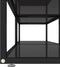 vidaXL - Tv-meubel - 180x40x40,5 - cm - gehard - glas - zwart