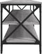 vidaXL - Tv-meubel - 180x40x50 - cm - bewerkt - hout - grijs - sonoma - eikenkleurig