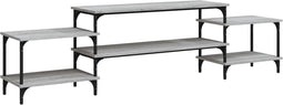 vidaXL - Tv-meubel - 197x35x52 - cm - bewerkt - hout - grijs - sonoma - eikenkleurig