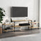 vidaXL - Tv-meubel - 197x35x52 - cm - bewerkt - hout - sonoma - eikenkleurig