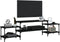 vidaXL - Tv-meubel - 197x35x52 - cm - bewerkt - hout - zwart