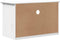vidaXL - Tv-meubel - 2 - lades - BODO - 91,5x44,5x56 - cm - massief - grenenhout - wit