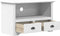 vidaXL - Tv-meubel - 2 - lades - BODO - 91,5x44,5x56 - cm - massief - grenenhout - wit