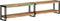 vidaXL - Tv-meubel - 200x30x40 - cm - massief - gerecycled - hout