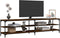 vidaXL - Tv-meubel - 200x30x50 - cm - bewerkt - hout - metaal - bruin - eikenkleur
