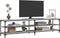 vidaXL - Tv-meubel - 200x30x50 - cm - bewerkt - hout - metaal - grijs - sonoma - eiken