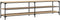 vidaXL - Tv-meubel - 200x30x50 - cm - bewerkt - hout - metaal - sonoma - eikenkleurig