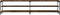 vidaXL - Tv-meubel - 200x30x50 - cm - bewerkt - hout - metaal - gerookt - eikenkleurig