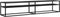 vidaXL - Tv-meubel - 200x40x40,5 - cm - gehard - glas - zwartmarmerkleurig