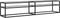 vidaXL - Tv-meubel - 200x40x40,5 - cm - gehard - glas - transparant