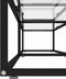 vidaXL - Tv-meubel - 200x40x40,5 - cm - gehard - glas - transparant