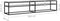 vidaXL - Tv-meubel - 200x40x40,5 - cm - gehard - glas - transparant