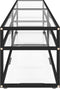 vidaXL - Tv-meubel - 200x40x40,5 - cm - gehard - glas - transparant