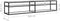vidaXL - Tv-meubel - 200x40x40,5 - cm - gehard - glas - transparant