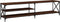 vidaXL - Tv-meubel - 200x40x50 - cm - bewerkt - hout - metaal - bruin - eikenkleur