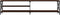 vidaXL - Tv-meubel - 200x40x50 - cm - bewerkt - hout - metaal - bruin - eikenkleur