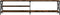 vidaXL - Tv-meubel - 200x40x50 - cm - bewerkt - hout - metaal - gerookt - eikenkleurig