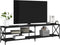vidaXL - Tv-meubel - 200x40x50 - cm - bewerkt - hout - metaal - zwart