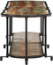 vidaXL - Tv-meubel - 200x42x40 - cm - massief - gerecycled - hout