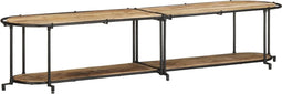 vidaXL - Tv-meubel - 200x42x40 - cm - massief - ruw - mangohout
