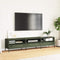vidaXL - Tv-meubel - 202x39x43,5 - cm - koudgewalst - staal - olijfgroen