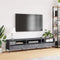 vidaXL - Tv-meubel - 202x39x43,5 - cm - koudgewalst - staal - antracietkleurig