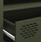 vidaXL - Tv-meubel - 202x39x43,5 - cm - koudgewalst - staal - olijfgroen