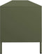 vidaXL - Tv-meubel - 202x39x43,5 - cm - koudgewalst - staal - olijfgroen