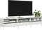 vidaXL - Tv-meubel - 202x39x43,5 - cm - koudgewalst - staal - wit