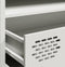 vidaXL - Tv-meubel - 202x39x43,5 - cm - koudgewalst - staal - wit