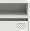 vidaXL - Tv-meubel - 202x39x43,5 - cm - koudgewalst - staal - wit
