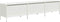vidaXL - Tv-meubel - 202x39x43,5 - cm - koudgewalst - staal - wit