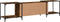 vidaXL - Tv-meubel - 203x37x50 - cm - bewerkt - hout - gerookt - eikenkleurig