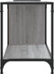 vidaXL - Tv-meubel - 203x37x50 - cm - bewerkt - hout - grijs - sonoma - eikenkleurig