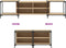 vidaXL - Tv-meubel - 203x37x50 - cm - bewerkt - hout - sonoma - eikenkleurig