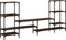 vidaXL - Tv-meubel - 206,5x28,5x95 - cm - bewerkt - hout - bruin - eikenkleurig