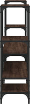 vidaXL - Tv-meubel - 206,5x28,5x95 - cm - bewerkt - hout - bruin - eikenkleurig