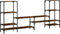 vidaXL - Tv-meubel - 206,5x28,5x95 - cm - bewerkt - hout - gerookt - eikenkleurig