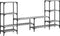 vidaXL - Tv-meubel - 206,5x28,5x95 - cm - bewerkt - hout - grijs - sonoma - eikenkleur