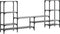 vidaXL - Tv-meubel - 206,5x28,5x95 - cm - bewerkt - hout - grijs - sonoma - eikenkleur