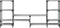 vidaXL - Tv-meubel - 206,5x28,5x95 - cm - bewerkt - hout - grijs - sonoma - eikenkleur