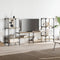 vidaXL - Tv-meubel - 206,5x28,5x95 - cm - bewerkt - hout - sonoma - eikenkleurig