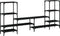 vidaXL - Tv-meubel - 206,5x28,5x95 - cm - bewerkt - hout - zwart