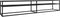 vidaXL - Tv-meubel - 220x40x40,5 - cm - gehard - glas - zwartmarmerkleurig