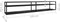vidaXL - Tv-meubel - 220x40x40,5 - cm - gehard - glas - zwartmarmerkleurig