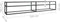 vidaXL - Tv-meubel - 220x40x40,5 - cm - gehard - glas - witmarmerkleurig